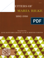 Letters of Rainer Maria Rilke, 1892-1910