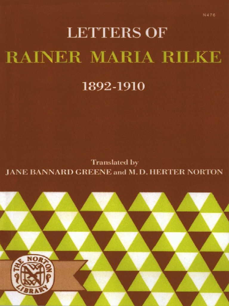 Letters of Rainer Maria Rilke, 1892-1910 | PDF | Rainer Maria Rilke ...