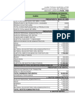 Evidencia 6 Presupuestos para La Empresa LPQ Maderas de Colombia