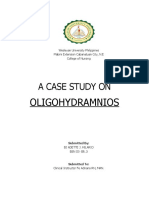 Case Study For Oligohydramnios