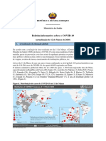 Boletim Coronavírus Moçambique Março 2020