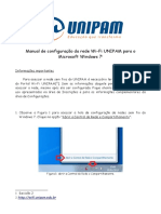Manual Configuracao Wifi Unipam Windows 7 v2
