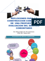 Evaluacion Del Servicio Comunitario PDF