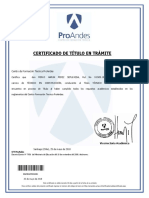 Certificado Titulo (Tramite) PDF