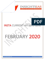 Insights-February-2020-Current-Affairs-Quiz-Compilation