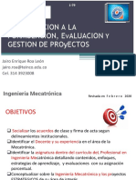 Formulacion Evaluacion Gestion Proyectos 1P 2020 PDF