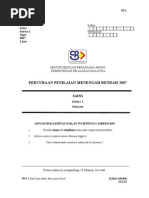 Download soalan sains pmr kertas 1 2007 by alen SN4522618 doc pdf