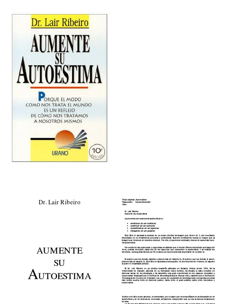 Aumenta tu autoestima con Lair Ribeiro | PDF | Vida | Homo Sapiens