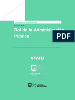 Rol de La Administración Pública PDF
