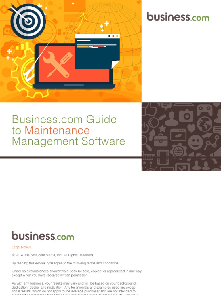 Guide To Maintenance Management Software | PDF | Cloud Computing ...