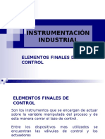 Elementos Finales de Control