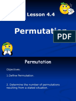 Lesson 4.4 Permutation