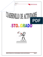 CUADERNILLO PARA 5TO GRADO - Docx