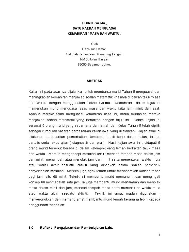 Artikel Isu Math PDF