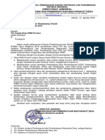 6 Surat Sekditjen PPMD - Lomba Desa Dan Pendamping Terbaik PDF