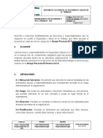 MAN-SST-001 Manual de Responsabilidades en Seguridad y Salud en El Trabajo SST