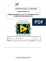 VI LabVIEW control nivel tanque agua