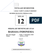 Soal 12 Bahasa Indonesia