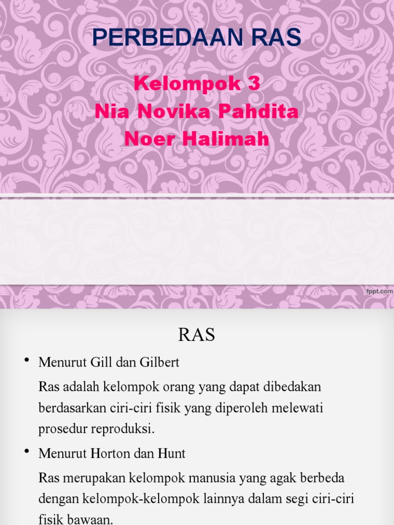 Perbedaan Ras | PDF