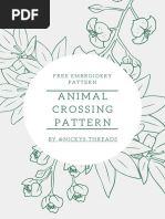 Animal Crossing Leaf Pattern