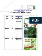 Calendario Ambiental