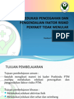 Edukasi Pencegahan Dan Pengendalian FR PTM 25319 - Tot Posbindu Institusi - Rev