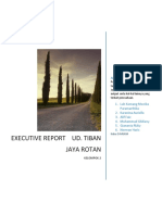 Executive Report Ud. Tiban Jaya Rotan
