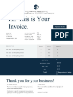 CA Sage Invoice Professional Services Template