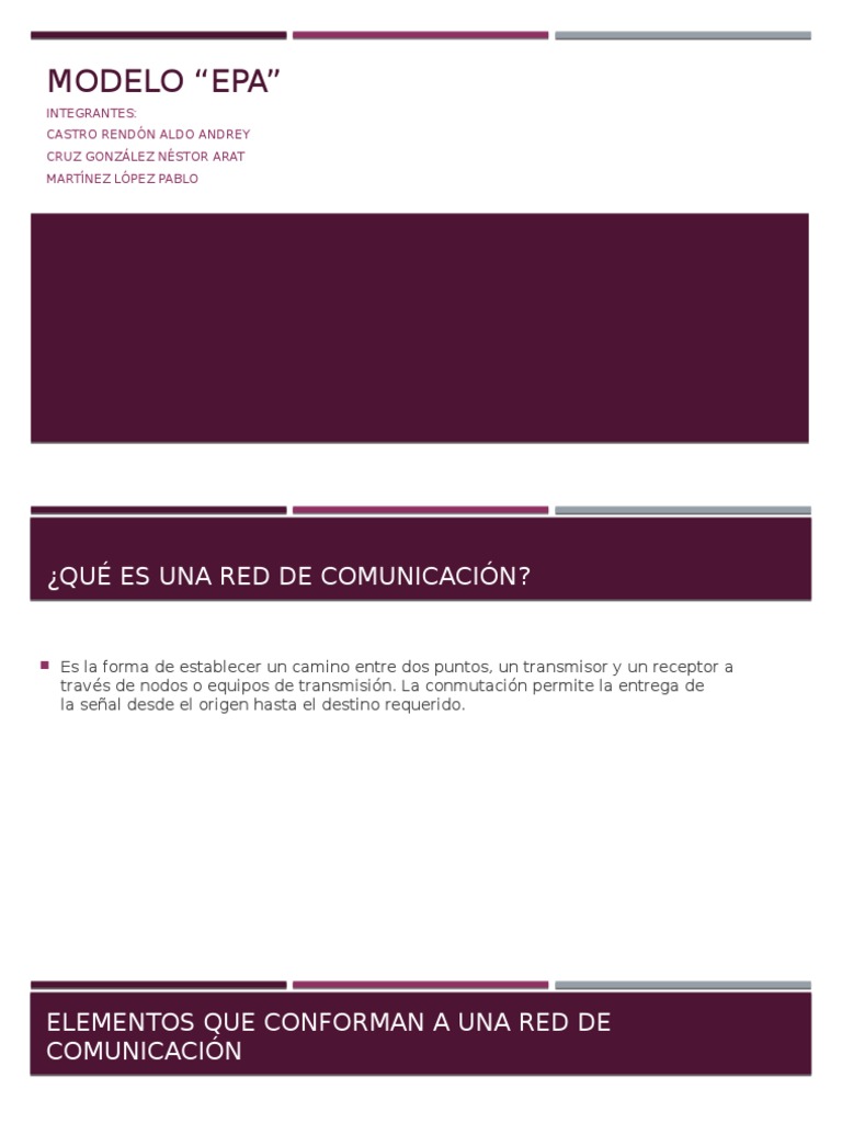 Modelo EPA en Redes de Comunicación | PDF | Modelo osi | Scada