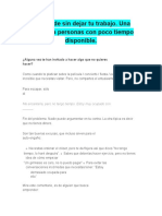 Introduccion A Emprender Sin Dejar Tu Trabajo PDF