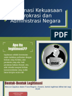 Legitimasi Kekuasaan Birokrasi Dan Administrasi Negara