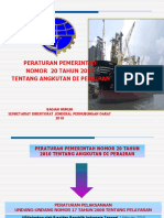 PP 20 THN 2010 TTG Angkutan Di Perairan