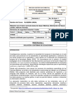 Guía Lab - I - Álgebra Lineal PDF