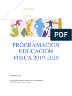 Programación Educación Física 2019-2020 PDF