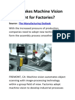 What Makes Machine Vision Important For Factories
