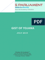 Gist of Yojana July 2019 PDF
