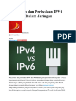 Pengertian Dan Perbedaan IPV4 Dan IPV6 Dalam Jaringan Komput