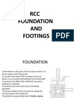 RCC Foundation and Footing