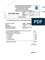 Analisis Waktu Teknik Peledakan Dan Pemboran