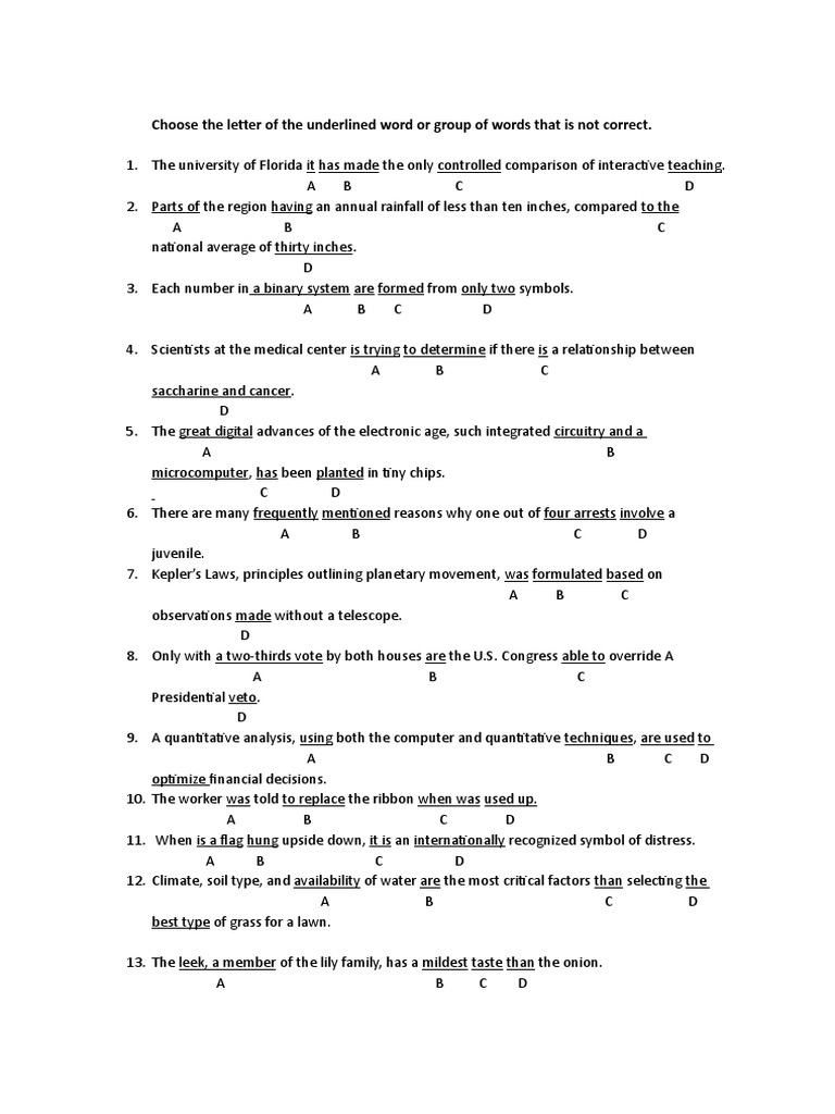 EAP Exercises Structures | PDF | Veto | Amnesia