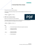MTTR MTBF Calculation in SAP PM PDF