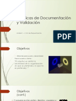 Técnicas de Documentación y Validación Unidad 1 - V&D en Requerimientos.pptx