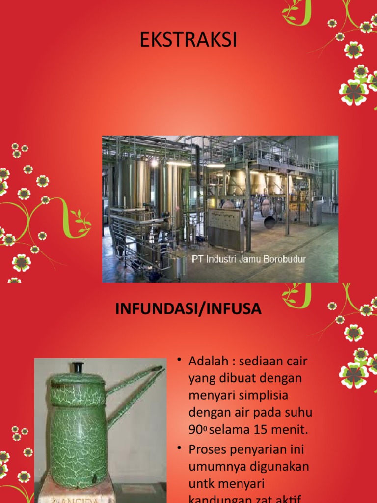 Metode Ekstraksi Infusa dan Dekokta | PDF