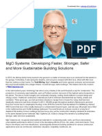 MgO Systems | Developing More Sustainable Building Solutions