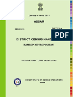 Census 2011 Handbook for Kamrup Metropolitan District