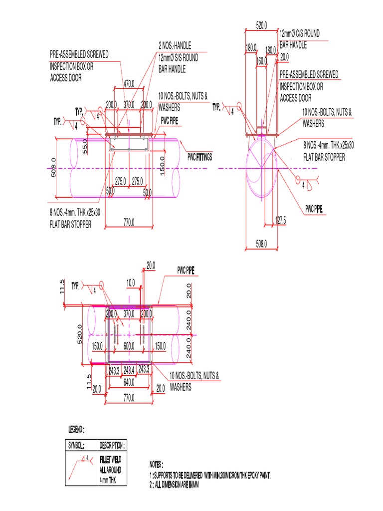 Pre-Assembled Inspection Box Details | PDF | Mechanical Engineering ...