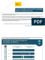 Medidas Excepcionales Ante La Posible Escasez de EPI: Estrategiasalternativas en Situación de Crisis