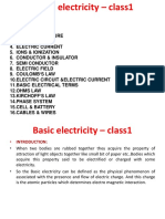 Basic Electricity Class 1