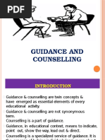 Guidance and Councelling