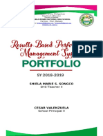 RPMS Portfolio COVER